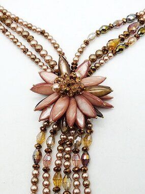 Joan Rivers Champagne Pearl Starlet Necklace